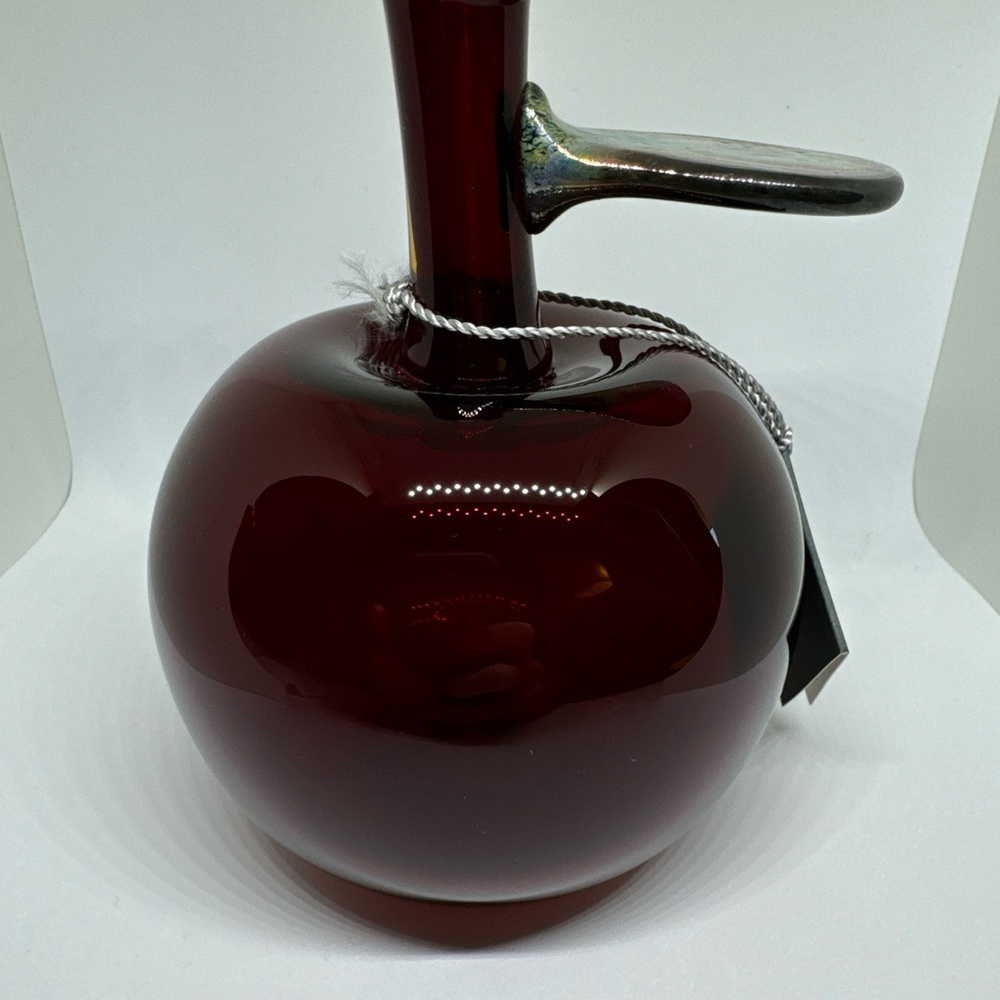 Oiva Toikka Apple Red fruit Iittala art glass Design Finland hand blown Numbered - Picture 3 of 11
